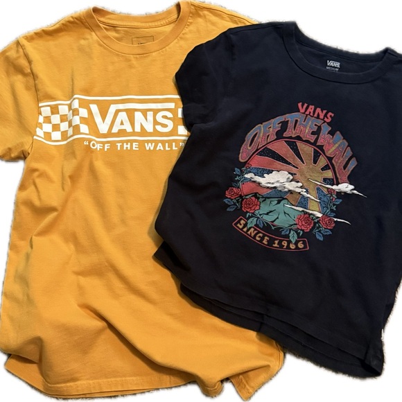VANS Tees, Set of 2-Medium - Picture 1 of 11